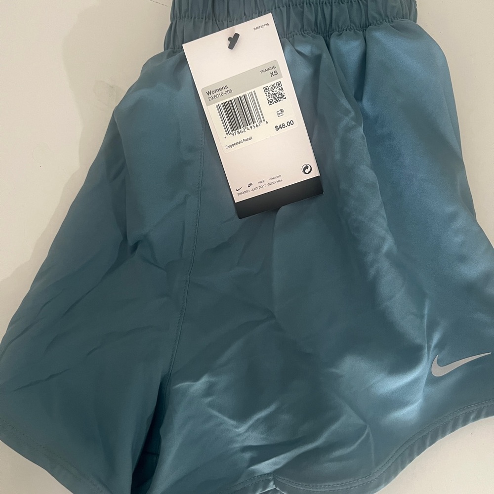 Nike Blue Athletic Shorts Lightweight Elastic Waistband